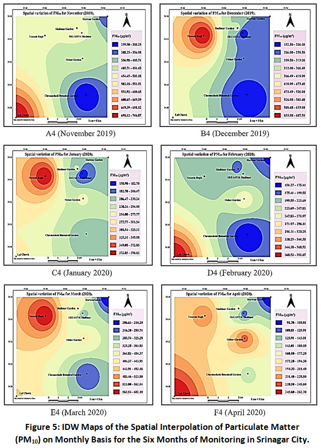 Spatial Interpolation Of The Concentrations Of Particulate Matter And ...